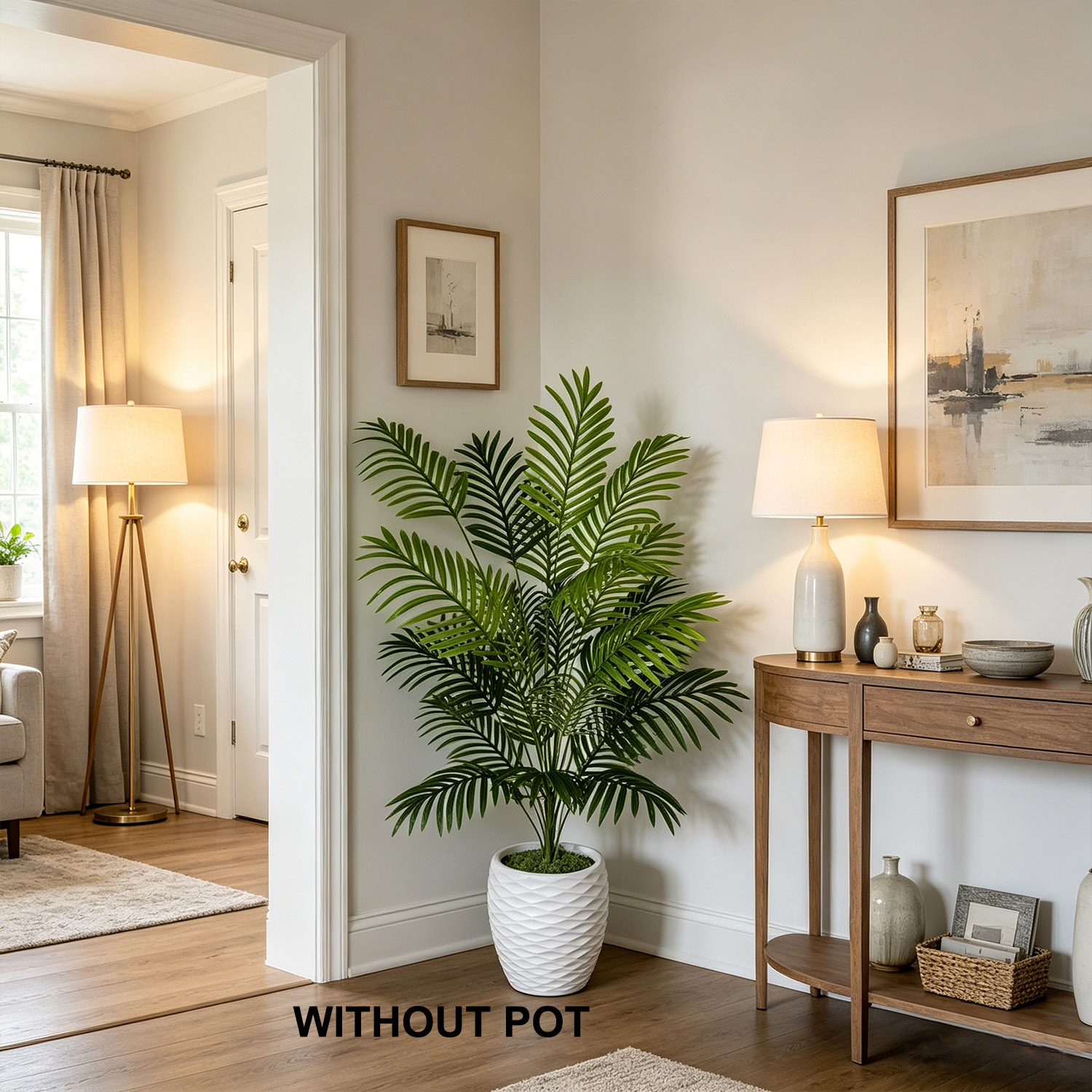 Dracaena Marginata - أغصان نخيل صناعية بطول 65-125 سم،