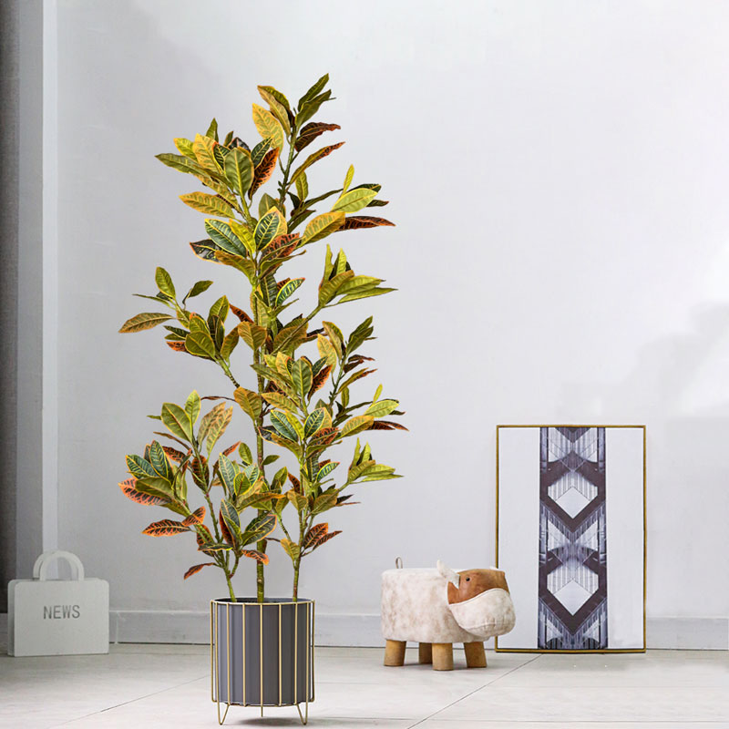 Ficus Lyrata Tree - 120 سنتيمتر شجرة اللبخ وهمية كبيرة