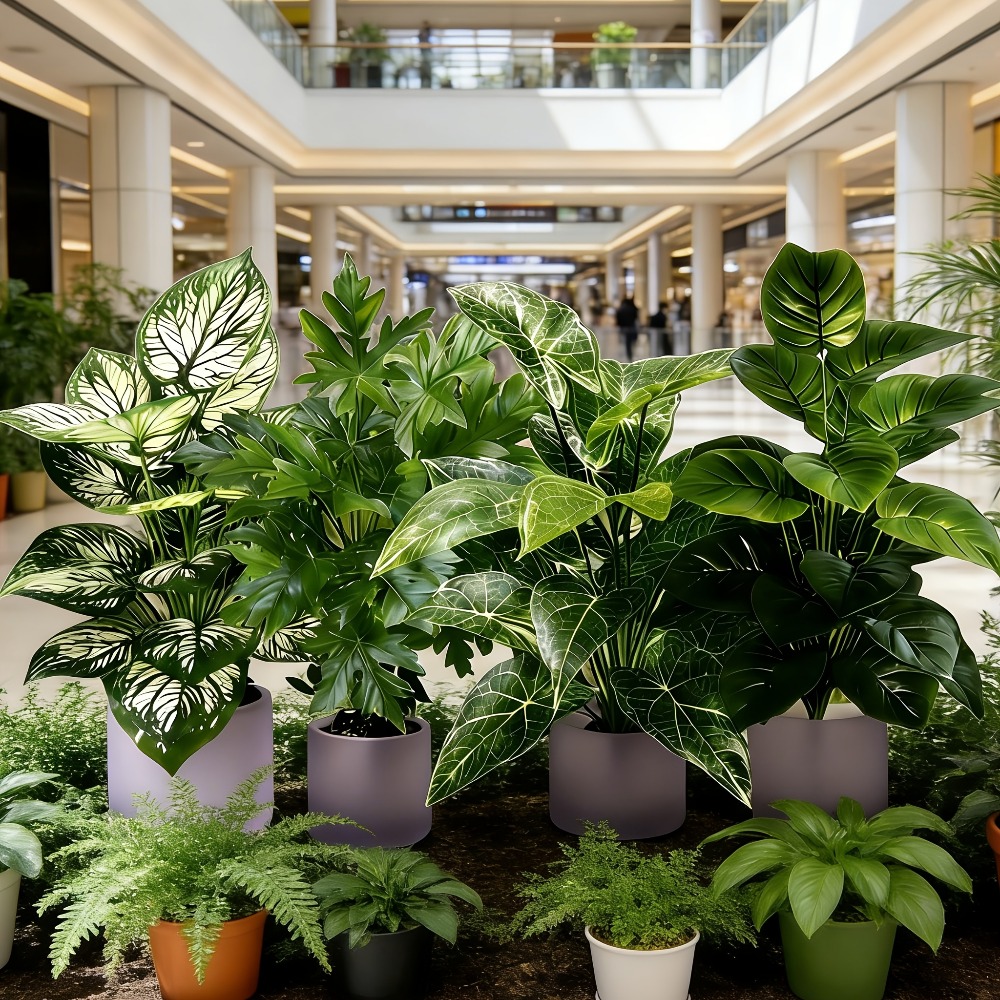 4 قطع نباتات اصطناعية بـ 48 ور - مراجعة Dracaena Marginata وسعره