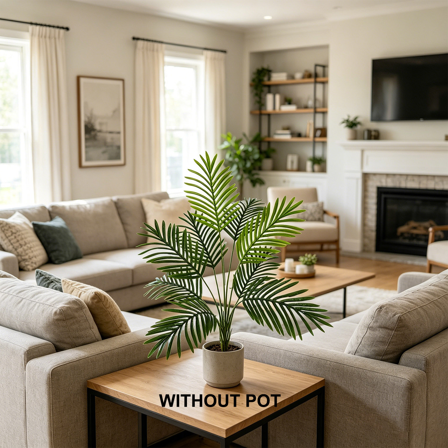 أغصان نخيل صناعية بطول 65-125  - مراجعة Dracaena Marginata وسعره