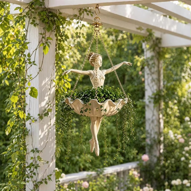 وعاء زهور معلق من الراتنج على  - مراجعة Spider Plant Hanging وسعره
