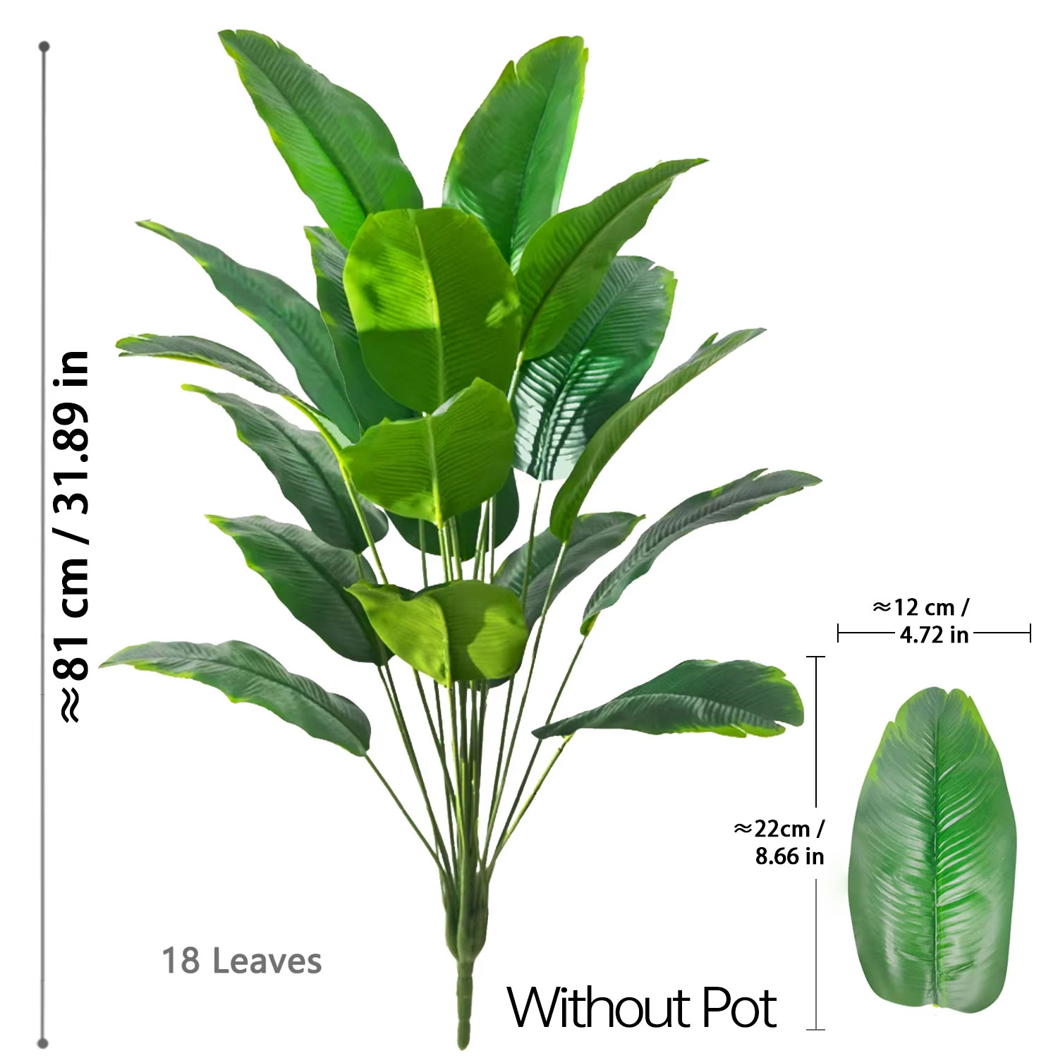 نباتات صناعية بطول 67-112 سم،  - مراجعة Ficus Lyrata Tree وسعره