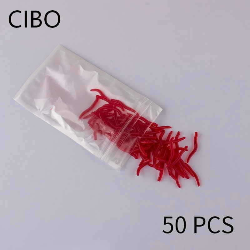 CIBO 50 قطعة - طُعم صناعي ناعم - مراجعة Aglaonema Red وسعره